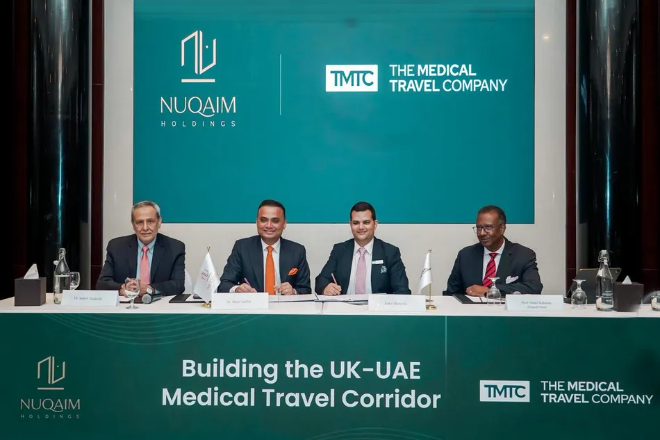 Dr. Samih Tarabichi, Consultant Orthopaedic Surgeon and Knee and Hip Replacement Expert, Dr. Shajir Gaffar, Managing Director, NUQAIM Holdings, Ankit Mehrotra, Co-Founder, The Medical Tourism Company